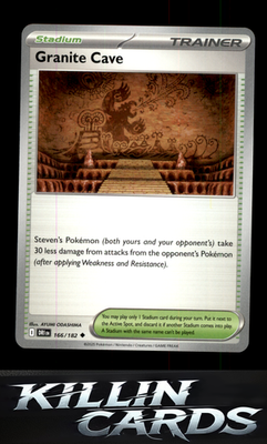 Granite Cave 166/182 Pokemon Uncommon SV10: Destined Rivals Card NM