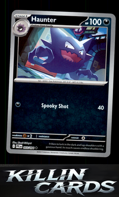 Reverse Holofoil Haunter - 055/094 055/094 Pokemon Uncommon ME02: Phantasmal Fla