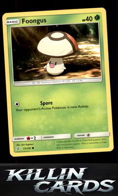 Foongus 13/236 Pokemon Common SM - Unified Minds Card NM