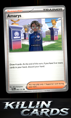 Amarys - 093/131 093/131 Pokemon Common SV: Prismatic Evolutions Card NM