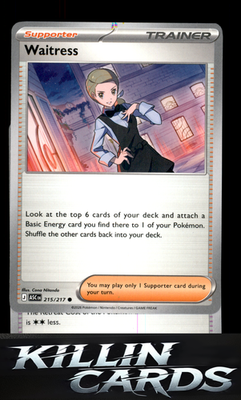 Waitress 215/217 Pokemon Common ME: Ascended Heroes Card NM