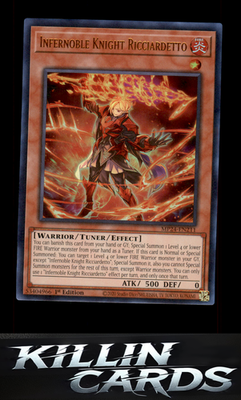 1st Edition Infernoble Knight Ricciardetto MP24-EN211 YuGiOh Ultra Rare 25th Ann