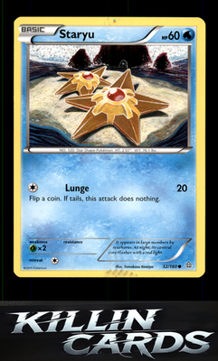 Staryu 32/160 Pokemon Common XY - Primal Clash Card LP
