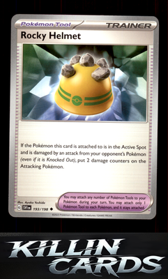 Rocky Helmet 193/198 Pokemon Uncommon SV01: Scarlet & Violet Base Set Card NM