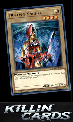 1st Edition Queen's Knight (CR) KICO-EN026 YuGiOh Collector's Rare King's Court