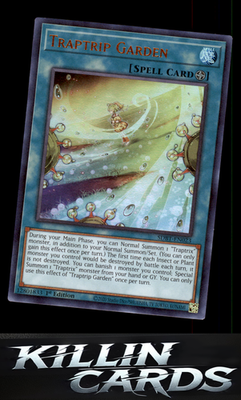 1st Edition Traptrip Garden SDBT-EN023 YuGiOh Ultra Rare Structure Deck: Beware