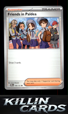 Friends in Paldea - 109/131 109/131 Pokemon Common SV: Prismatic Evolutions Card