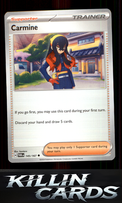 Carmine - 145/167 145/167 Pokemon Uncommon SV06: Twilight Masquerade Card NM