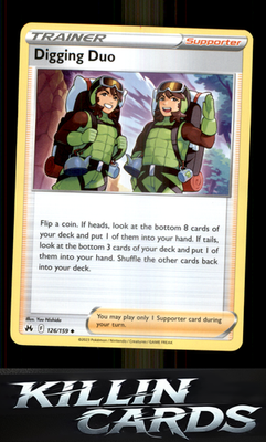Digging Duo 126/159 Pokemon Uncommon SWSH: Crown Zenith Card NM