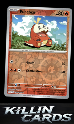 Reverse Holofoil Fuecoco 036/198 Pokemon Common SV01: Scarlet & Violet Base Set