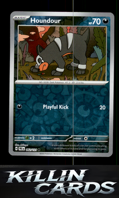 Reverse Holofoil Houndour 062/131 Pokemon Common SV: Prismatic Evolutions Card N