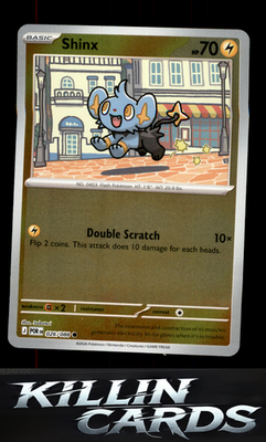 Reverse Holofoil Shinx 026/088 Pokemon Common ME03: Perfect Order Card NM