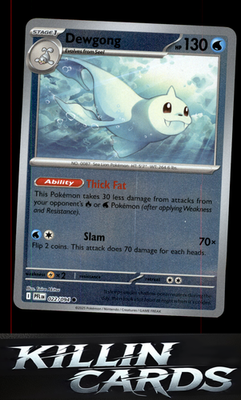 Dewgong - 022/094 022/094 Pokemon Common ME02: Phantasmal Flames Card NM