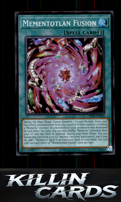 Mementotlan Fusion OP28-EN010 YuGiOh Super Rare OTS Tournament Pack 28 Card NM