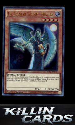 1st Edition The Agent of Wisdom - Mercury GFP2-EN048 YuGiOh Ultra Rare Ghosts Fr