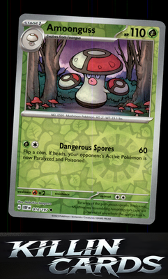 Reverse Holofoil Amoonguss 010/197 Pokemon Uncommon SV03: Obsidian Flames Card N