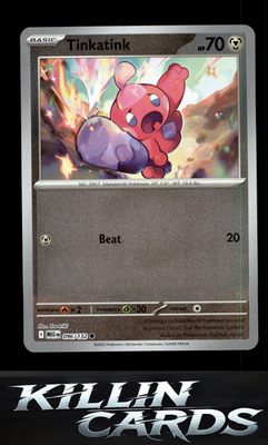 Reverse Holofoil Tinkatink 096/132 Pokemon Common ME01: Mega Evolution Card NM