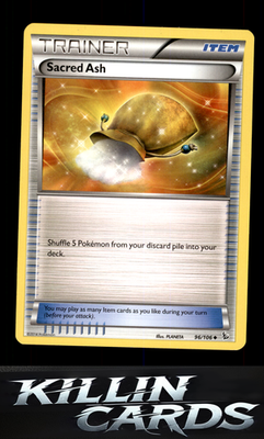 Sacred Ash 96/106 Pokemon Uncommon XY - Flashfire Card LP