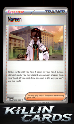 Naveen - 079/088 079/088 Pokemon Uncommon ME03: Perfect Order Card NM
