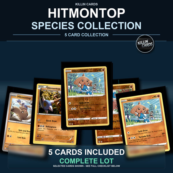 Pokemon TCG Hitmontop Species Collection 5 Different Cards