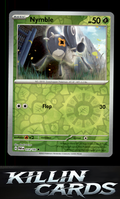 Reverse Holofoil Nymble - 014/182 014/182 Pokemon Common SV04: Paradox Rift Card