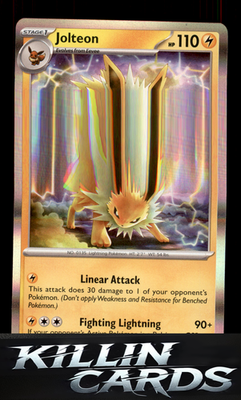 Jolteon 135/165 Pokemon Rare SV: Scarlet & Violet 151 Card NM