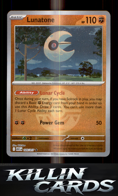 Reverse Holofoil Lunatone (Dusk Ball) 105/217 Pokemon Rare ME: Ascended Heroes C