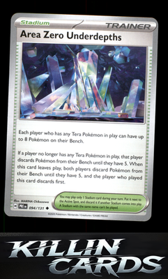 Area Zero Underdepths 094/131 Pokemon Uncommon SV: Prismatic Evolutions Card NM