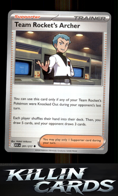 Team Rocket's Archer 201/217 Pokemon Uncommon ME: Ascended Heroes Card NM