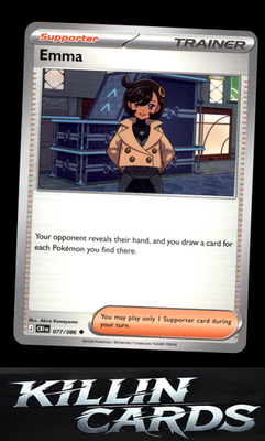 Emma - 077/086 077/086 Pokemon Uncommon ME04: Chaos Rising Card NM