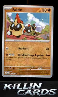Reverse Holofoil Falinks 119/193 Pokemon Common SV02: Paldea Evolved Card NM