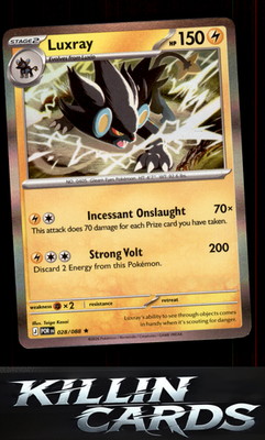 Luxray 028/088 Pokemon Rare ME03: Perfect Order Card NM