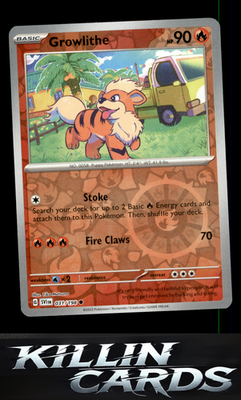 Reverse Holofoil Growlithe - 031/198 031/198 Pokemon Common SV01: Scarlet & Viol
