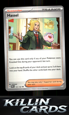 Hassel - 151/167 151/167 Pokemon Uncommon SV06: Twilight Masquerade Card NM