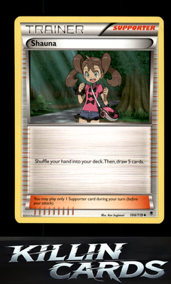 Shauna 104/119 Pokemon Uncommon XY - Phantom Forces Card LP