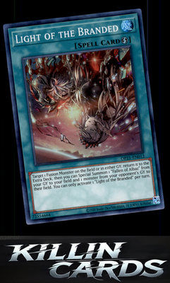 Light of the Branded OP21-EN012 YuGiOh Super Rare OTS Tournament Pack 21 Card NM