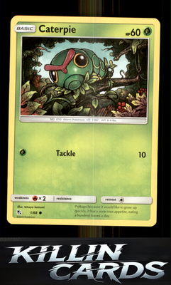 Caterpie 1/68 Pokemon Common Hidden Fates Card NM