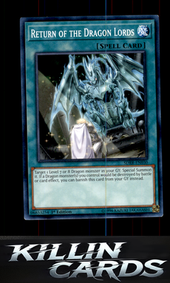 1st Edition Return of the Dragon Lords SDRR-EN030 YuGiOh Common Structure Deck: