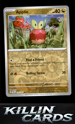 Reverse Holofoil Applin - 126/167 126/167 Pokemon Common SV06: Twilight Masquera