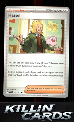 Hassel - 151/167 151/167 Pokemon Uncommon SV06: Twilight Masquerade Card NM