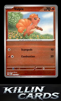 Reverse Holofoil Vulpix - 019/132 019/132 Pokemon Common ME01: Mega Evolution Ca