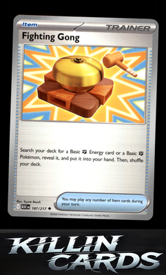 Fighting Gong 187/217 Pokemon Uncommon ME: Ascended Heroes Card NM