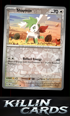 Reverse Holofoil Shaymin 087/131 Pokemon Uncommon SV: Prismatic Evolutions Card