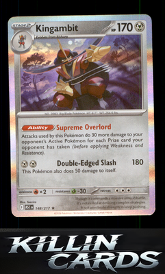 Kingambit 148/217 Pokemon Rare ME: Ascended Heroes Card NM