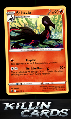 Salazzle 028/163 Pokemon Rare SWSH05: Battle Styles Card NM