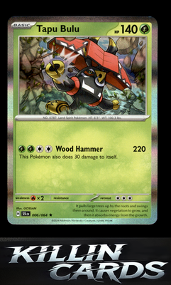 Tapu Bulu - 006/064 006/064 Pokemon Rare SV: Shrouded Fable Card NM
