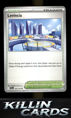 Levincia 150/159 Pokemon Uncommon SV09: Journey Together Card NM