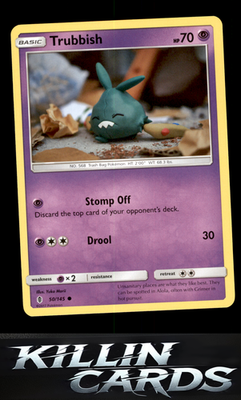 Trubbish 50/145 Pokemon Common SM - Guardians Rising Card NM