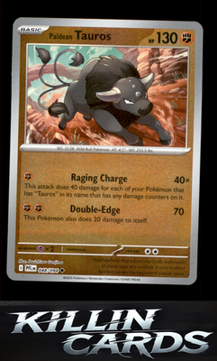 Paldean Tauros 048/094 Pokemon Uncommon ME02: Phantasmal Flames Card NM