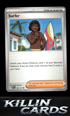 Surfer - 200/217 200/217 Pokemon Common ME: Ascended Heroes Card NM